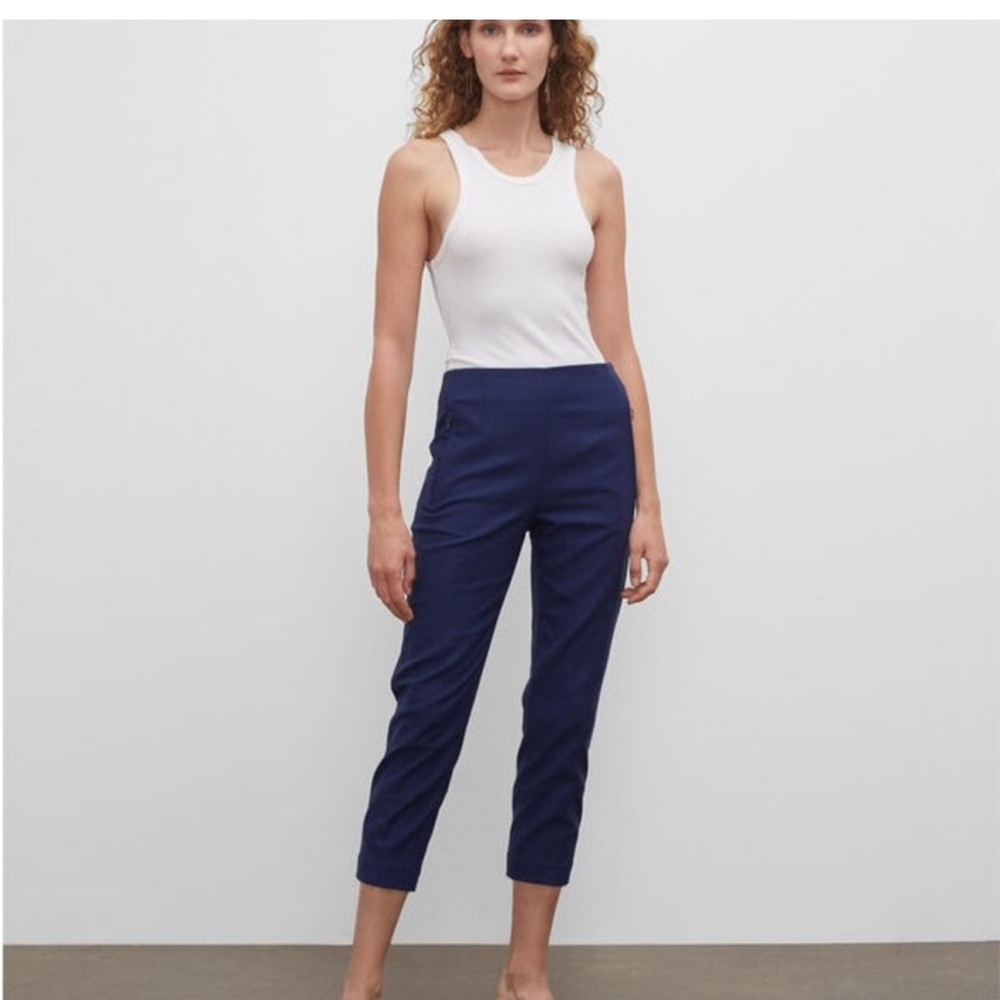 Brand New Club Monaco Navy Blue Cropped Pants